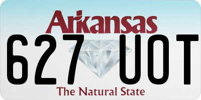 AR license plate 627UOT