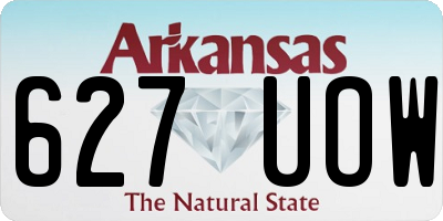 AR license plate 627UOW