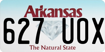 AR license plate 627UOX