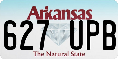 AR license plate 627UPB
