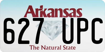 AR license plate 627UPC