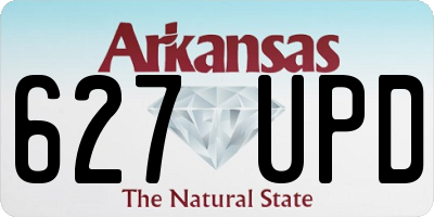 AR license plate 627UPD