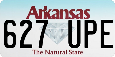 AR license plate 627UPE