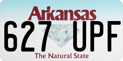 AR license plate 627UPF