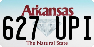 AR license plate 627UPI
