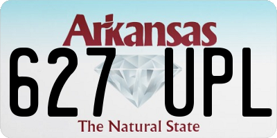 AR license plate 627UPL
