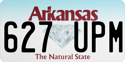 AR license plate 627UPM