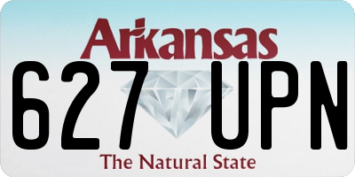 AR license plate 627UPN