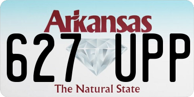 AR license plate 627UPP