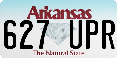 AR license plate 627UPR