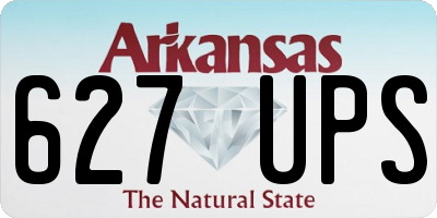 AR license plate 627UPS
