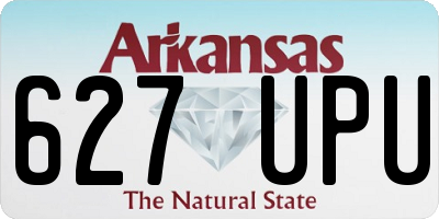 AR license plate 627UPU