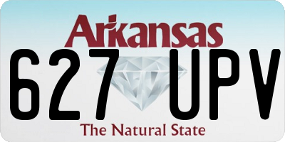 AR license plate 627UPV