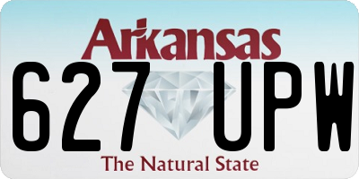 AR license plate 627UPW