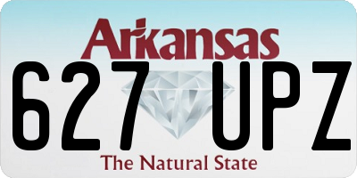 AR license plate 627UPZ