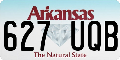 AR license plate 627UQB