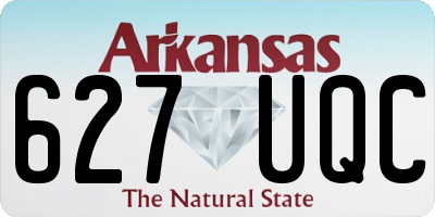 AR license plate 627UQC
