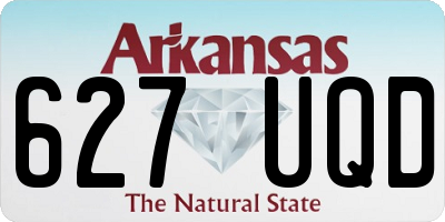 AR license plate 627UQD