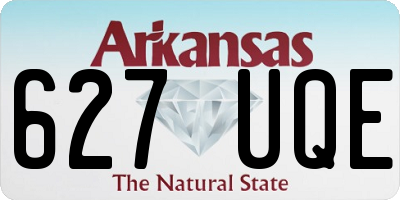 AR license plate 627UQE