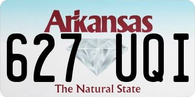 AR license plate 627UQI