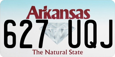 AR license plate 627UQJ