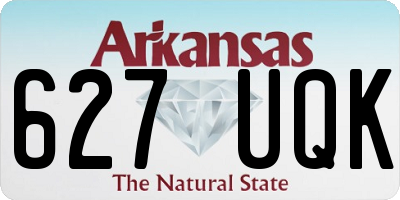 AR license plate 627UQK