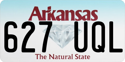 AR license plate 627UQL