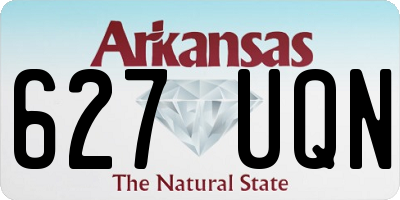 AR license plate 627UQN