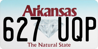 AR license plate 627UQP