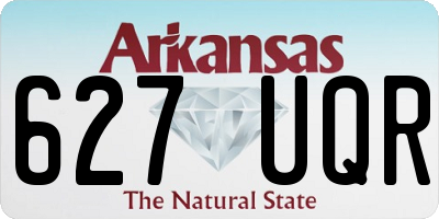 AR license plate 627UQR