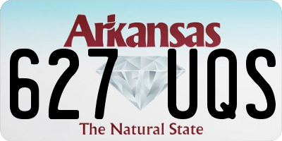 AR license plate 627UQS