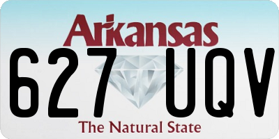 AR license plate 627UQV
