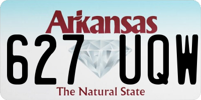 AR license plate 627UQW
