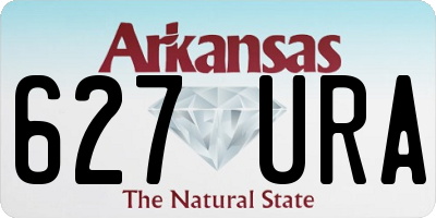 AR license plate 627URA