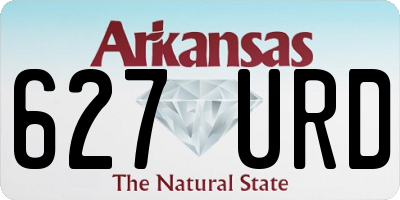 AR license plate 627URD