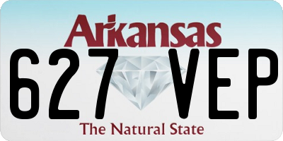 AR license plate 627VEP