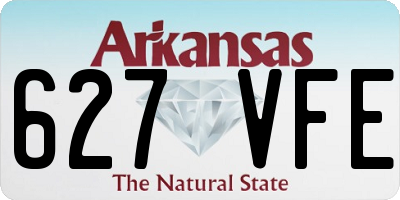 AR license plate 627VFE