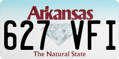 AR license plate 627VFI