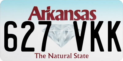AR license plate 627VKK