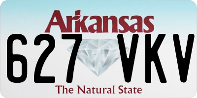 AR license plate 627VKV