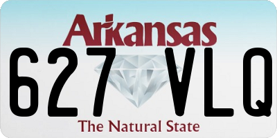 AR license plate 627VLQ