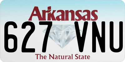 AR license plate 627VNU