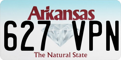 AR license plate 627VPN
