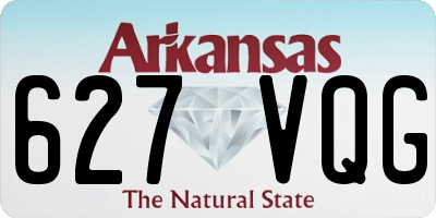 AR license plate 627VQG