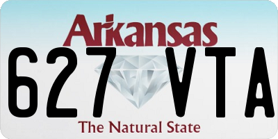AR license plate 627VTA