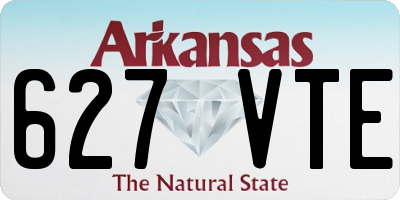 AR license plate 627VTE