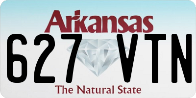 AR license plate 627VTN