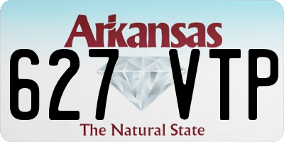 AR license plate 627VTP