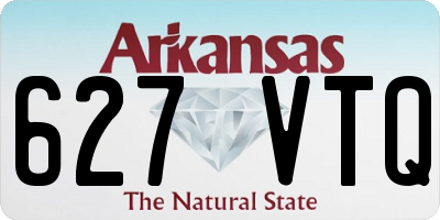 AR license plate 627VTQ