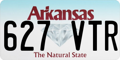 AR license plate 627VTR